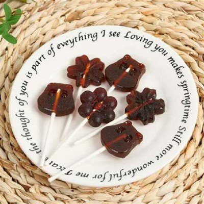 Twardy cukierek o smaku gruszkowym